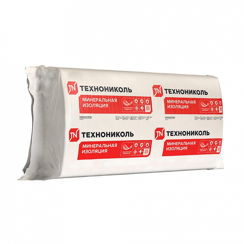 Минеральная изоляция ТЕХНОНИКОЛЬ 37 PN Теплый каркас ПРОФ (12) 1200х610х100 мм, 8,784м2